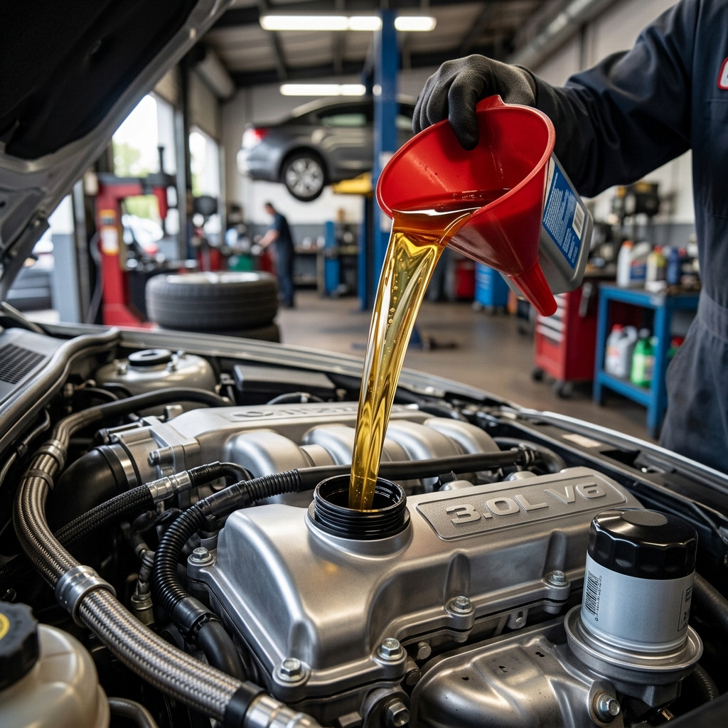 Oil change and maintenance